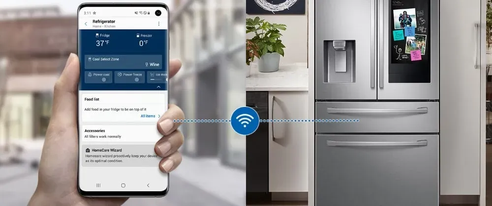 samsung smart appliances and app